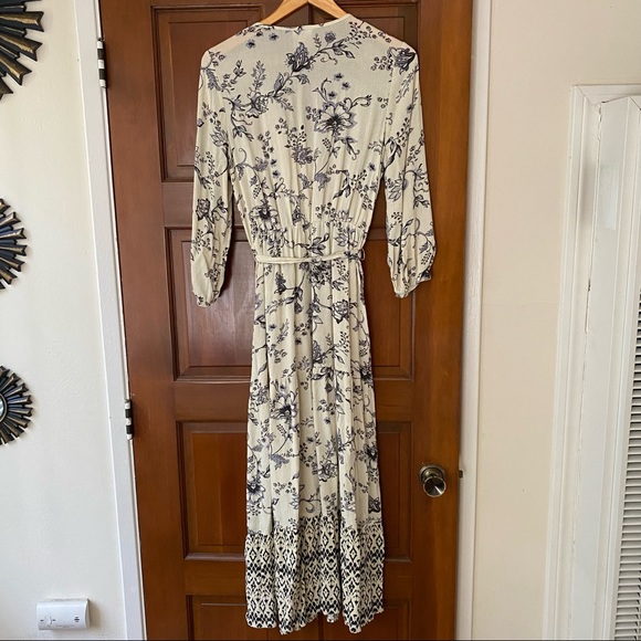 Knox Rose | Dresses | Knox Rose Target Longsleeve Black White Printed 